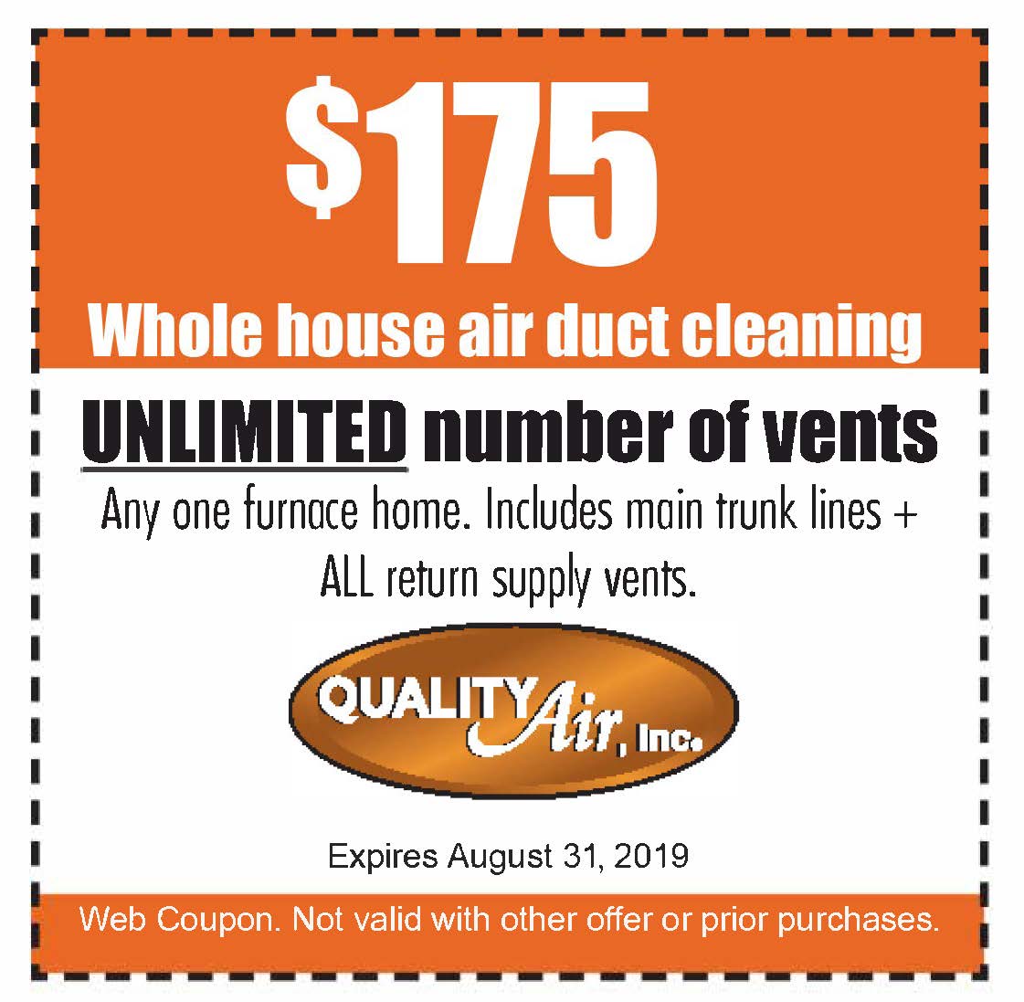 Coupons Quality Air Duct Cleaners